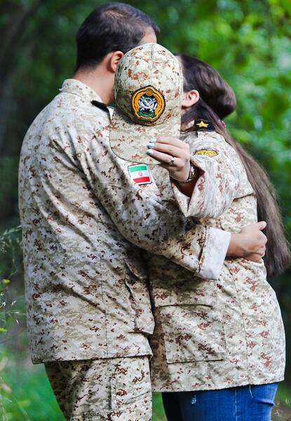 ایده عکس سربازی دونفره
