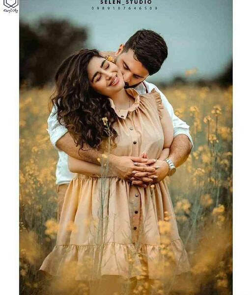 عکس ژست دونفره در طبیعت