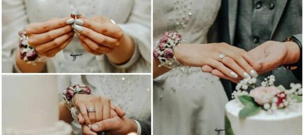 عکس حلقه دونفره ازدواج
