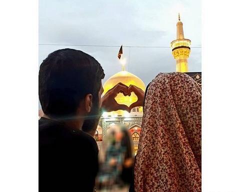 عکس دونفره تو حرم امام رضا