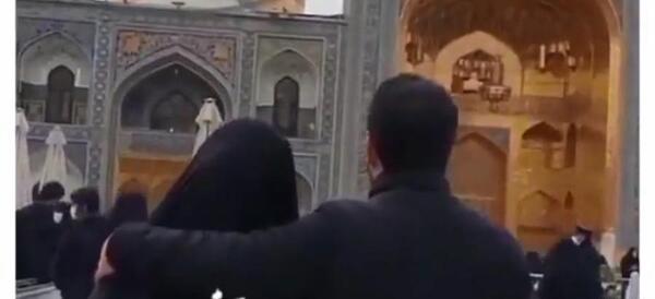 ایده عکس دونفره در حرم امام رضا