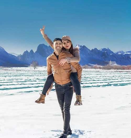 عکس دونفره با چهره