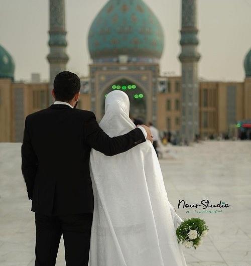 عکس دونفره دختر چادری