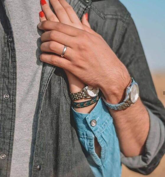 عکس دونفره دست عاشقانه