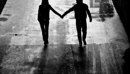 عکس دونفره عاشقانه خاص سیاه سفید