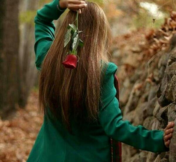 دختر دخترونه عکس گل برای پروفایل