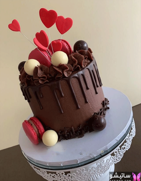 عکس کیک تولد دونفره عاشقانه