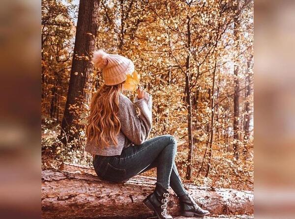 عکس پاییزی دخترانه برای پروفایل