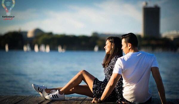 ایده عکس دونفره عاشقانه بدون چهره