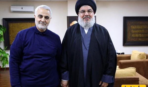 عکس امام خامنه ای و سید حسن نصرالله