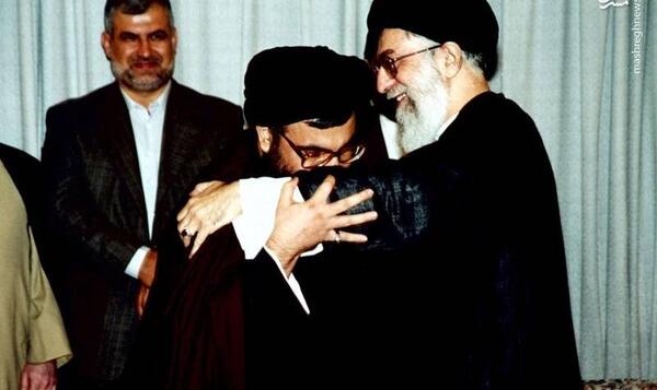 عکس امام خامنه ای و سید حسن نصرالله