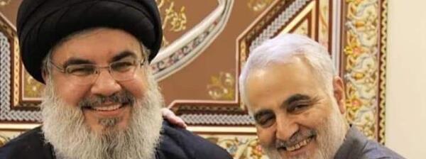 عکس امام خامنه ای و سید حسن نصرالله