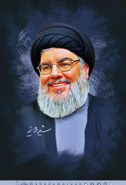 عکس زیبا از سید حسن نصرالله