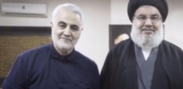 عکس سید حسن نصرالله و حاج قاسم