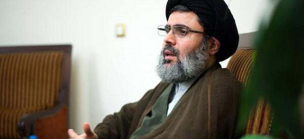 عکس سید حسن نصرالله و رهبری