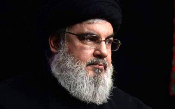 عکس سید حسن نصرالله و رهبری
