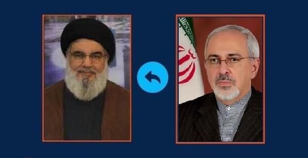 عکس ظریف و سید حسن نصرالله