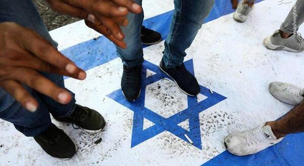 عکس پرچم اسرائیل و فلسطین