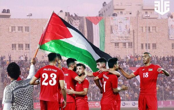 عکس پرچم تیم فلسطین