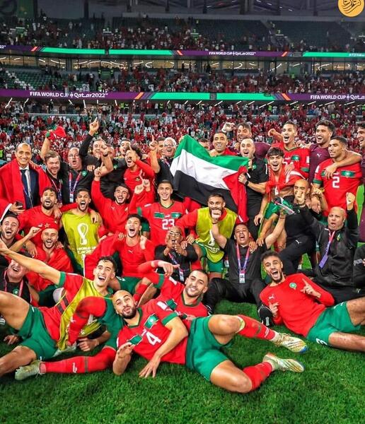 عکس پرچم تیم فلسطین