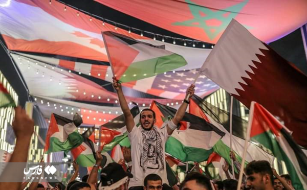 عکس پرچم تیم فلسطین