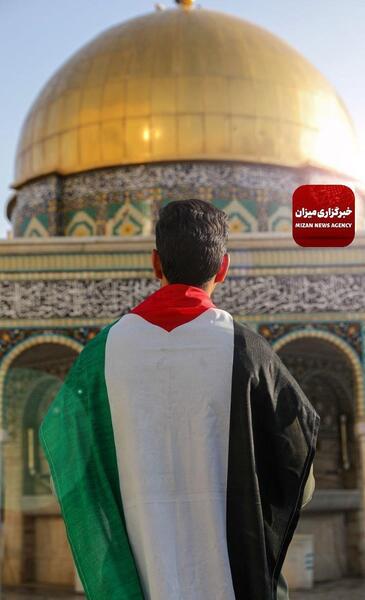 عکس زیبا از پرچم فلسطین