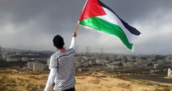 عکس از پرچم کشور فلسطین