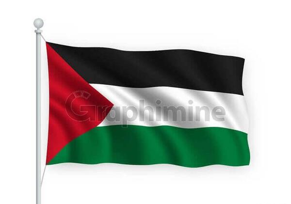 عکس از پرچم کشور فلسطین