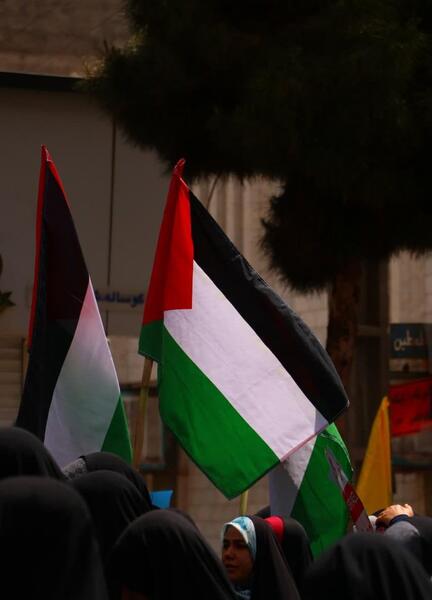 عکس با کیفیت از پرچم فلسطین