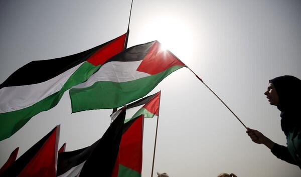 عکس نوشته پرچم فلسطین