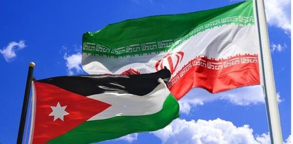 عکس پرچم اردن و فلسطین