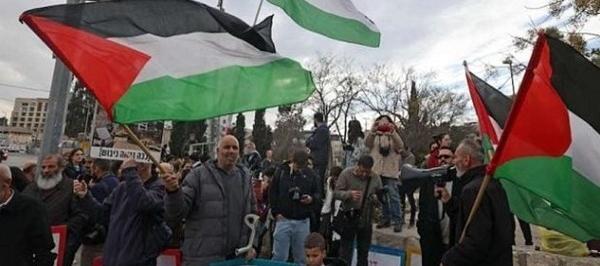 عکس پرچم اردن و فلسطین