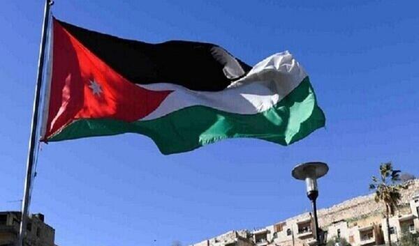 عکس پرچم اردن و فلسطین