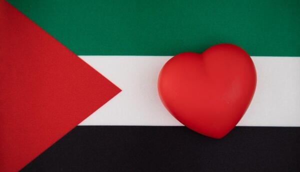 عکس پرچم اردن و فلسطین