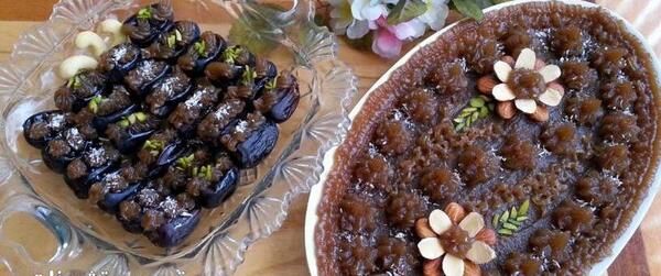 عکس خرما و حلوای مجلسی