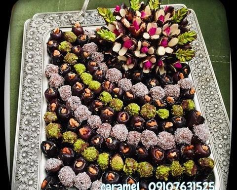 عکس خرما و حلوای مجلسی