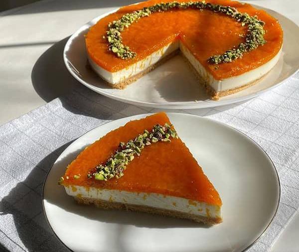 عکس تزیین دسر کدو حلوایی