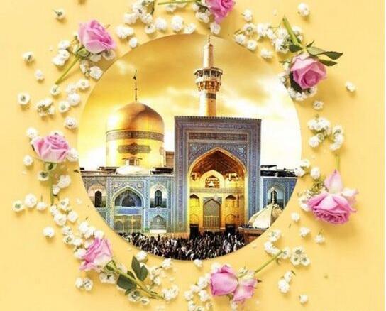 عکس حرم امام رضا برای ولادت