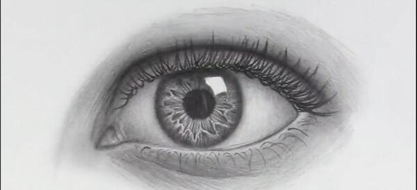 عکس چشم طراحی ساده