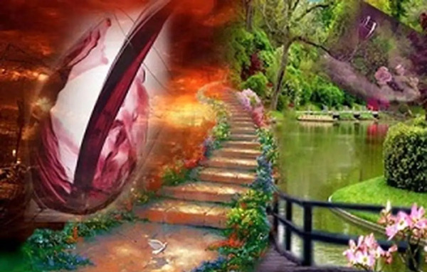عکس خدا واقعی در بهشت