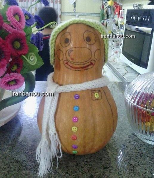 عکس کدو حلوایی شب یلدا