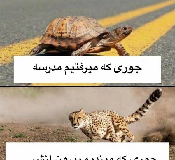 عکس خنده دار از مدرسه