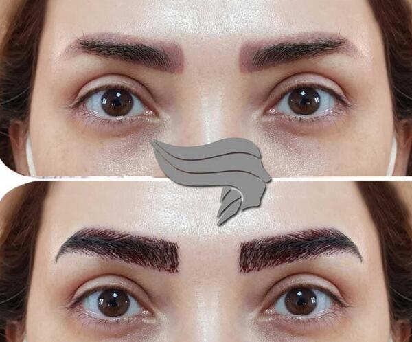 عکس چشم ابرو طبیعی