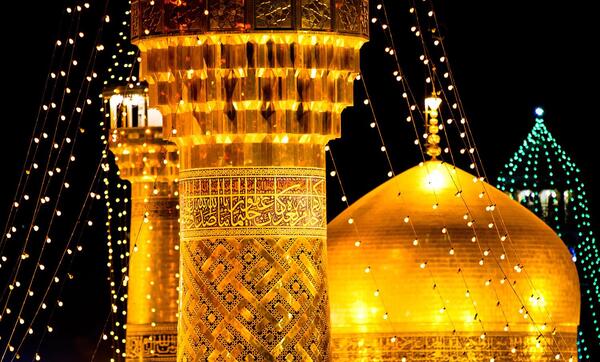 عکس حرم امام رضا در محرم ۱۴۰۲