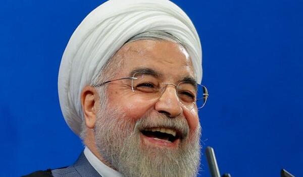عکس های خنده روحانی