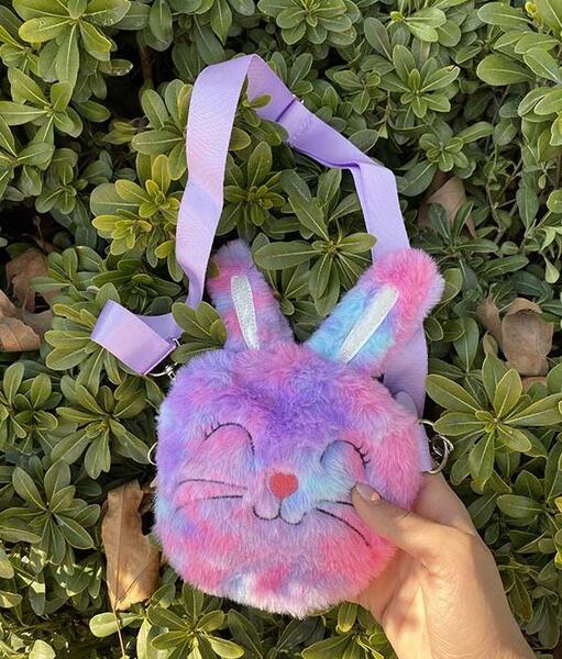 عکس کیف خرگوشی صورتی
