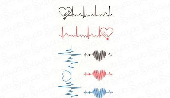 عکس تاتو دخترانه ضربان قلب