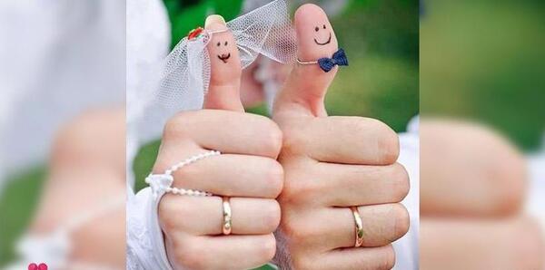 ایده عکس از حلقه ازدواج