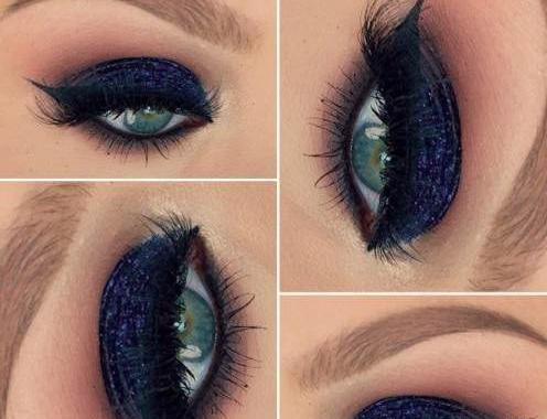 عکس چشم آبی تیره