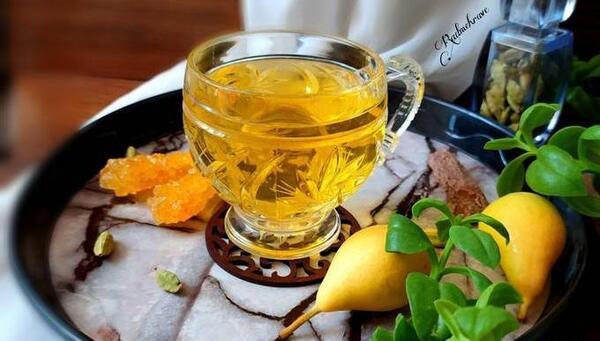عکس چای گلابی تقلبی